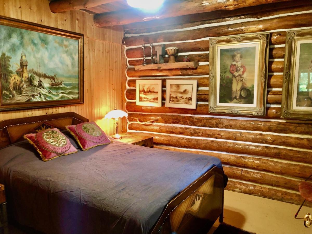 Chalet En Bois Rond Mauricie بلدية سان ألكسيس دي مونت المظهر الخارجي الصورة